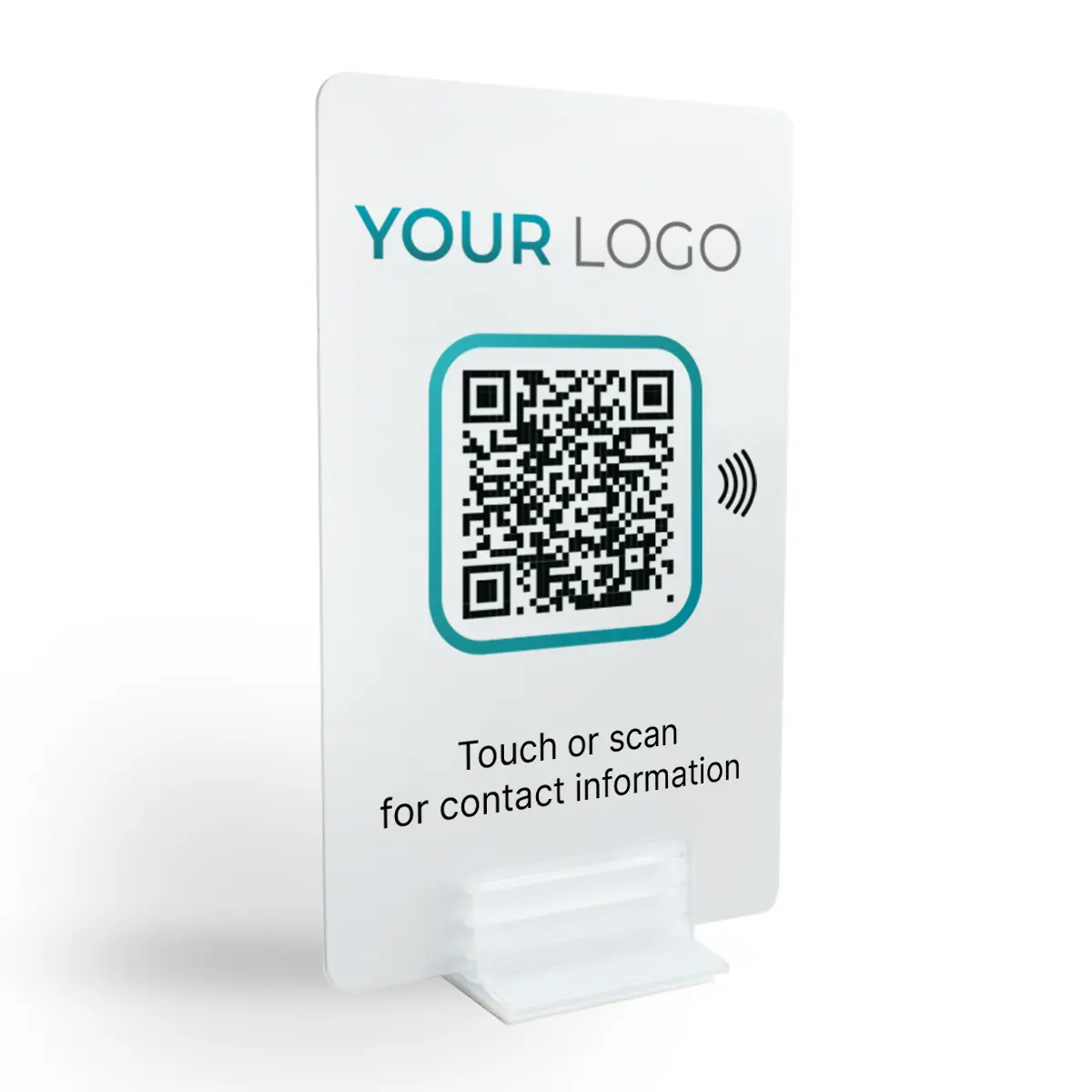 Supporto per smartcard personalizzabile (scheda di valutazione) - Biglietto da visita digitale NFC